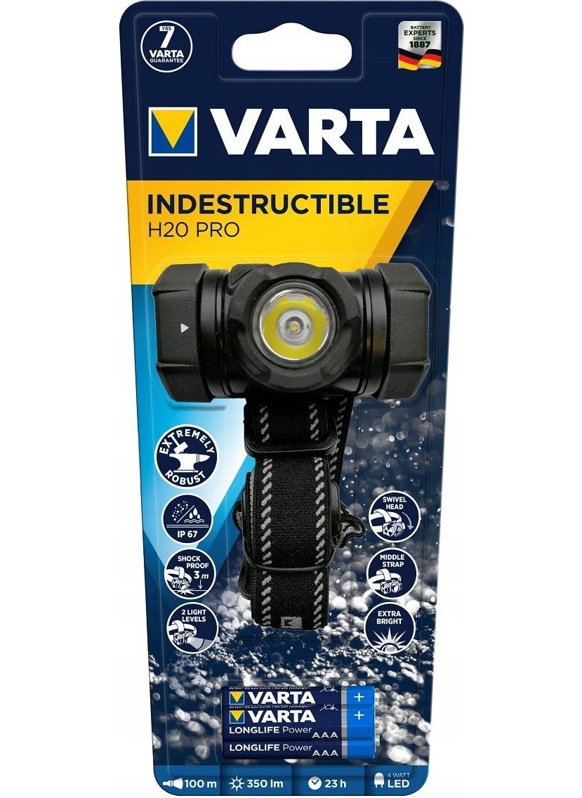VARTA 17732 Indestructible H20 Pro LED Headlamp  - Image 1