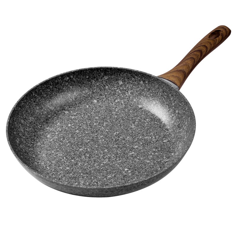 Rainberg 26cm Frying Pan Granite Frying Pan Nonstick Coating AntiScratch Pans NonStick Frying Pans Induction Compatible 26cm