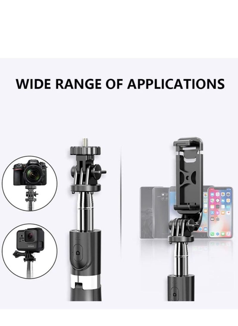 ELTRAZONE Portable 40 Inch Aluminum Alloy Selfie Stick (Black-E)  - Image 5