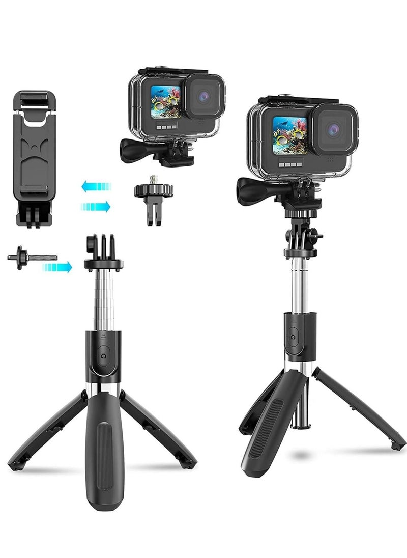ELTRAZONE Portable 40 Inch Aluminum Alloy Selfie Stick (Black-E)  - Image 2