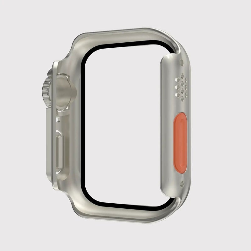 Titanium Hard PC Case with Screen Protector for iWatch Ultra 49mm - Image 2