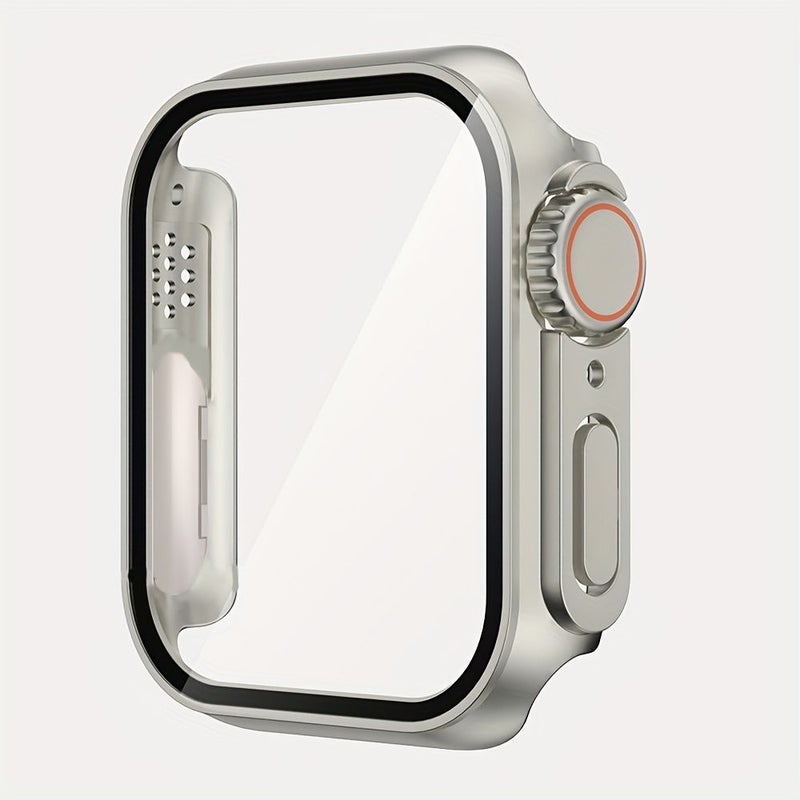 Titanium Hard PC Case with Screen Protector for iWatch Ultra 49mm - Image 5