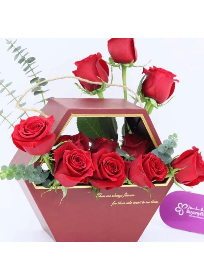 Buy Any Flowers - With You 11 Red Roses Box - Image 1