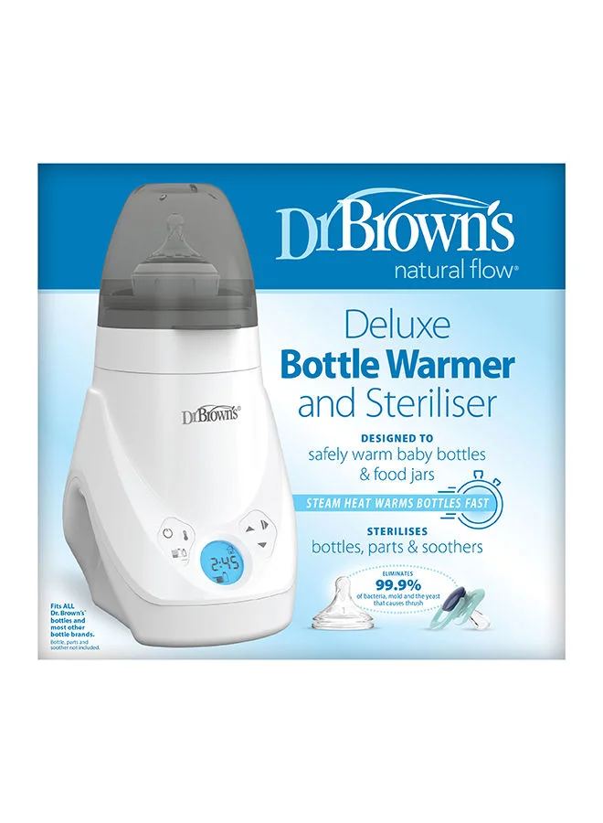 دكتور براونز دفايات زجاجات الطعام الكهربائية المعقمة بمقبس من النوع