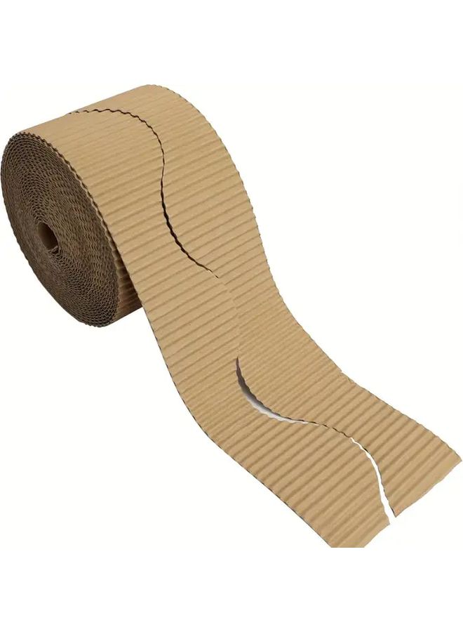 Green Corrugated Paper Border Roll 57mm x 295 Inches School Display DIY Craft Supplies - Image 4