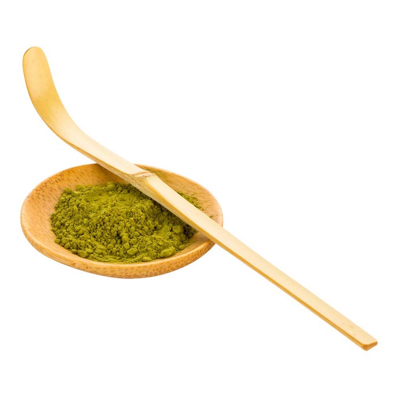 Restaurantware Dojo 65 Inch Chashaku Matcha Scoop 1 Hooked Matcha Tool  For Traditional Tea Ceremonies Durable Natural Bamboo Matcha Accessory Measure Green Tea Matcha Powder Sustainable