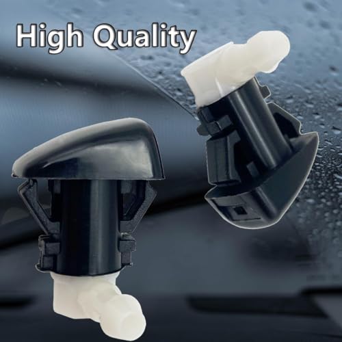 Cheriezing 2Pcs Windshield Washer Nozzles Wiper Spray Kit Compatible with 2013-2016 Dart # 68081370AB - Image 4