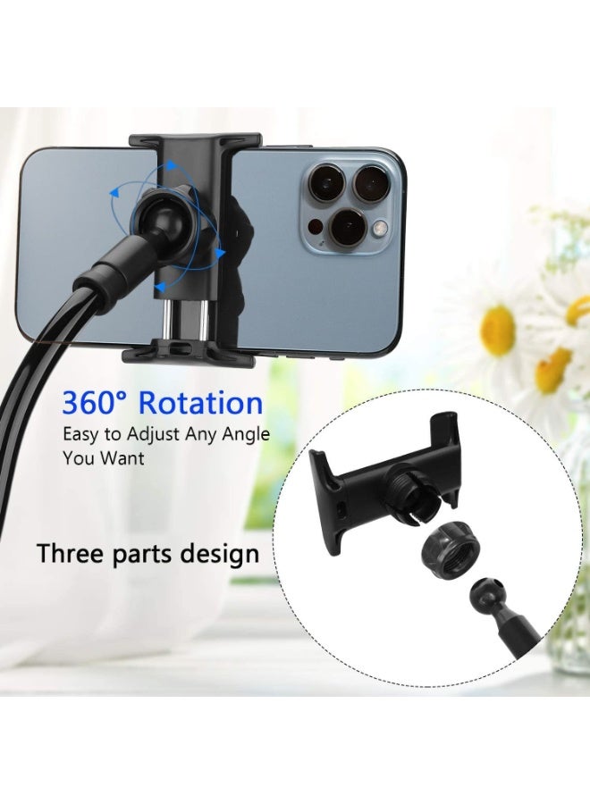 Xtore Universal Mobile Phone Holder & Tablet Tabletop Holder with 360° Rotation (Black, Pack of 1) - Image 3