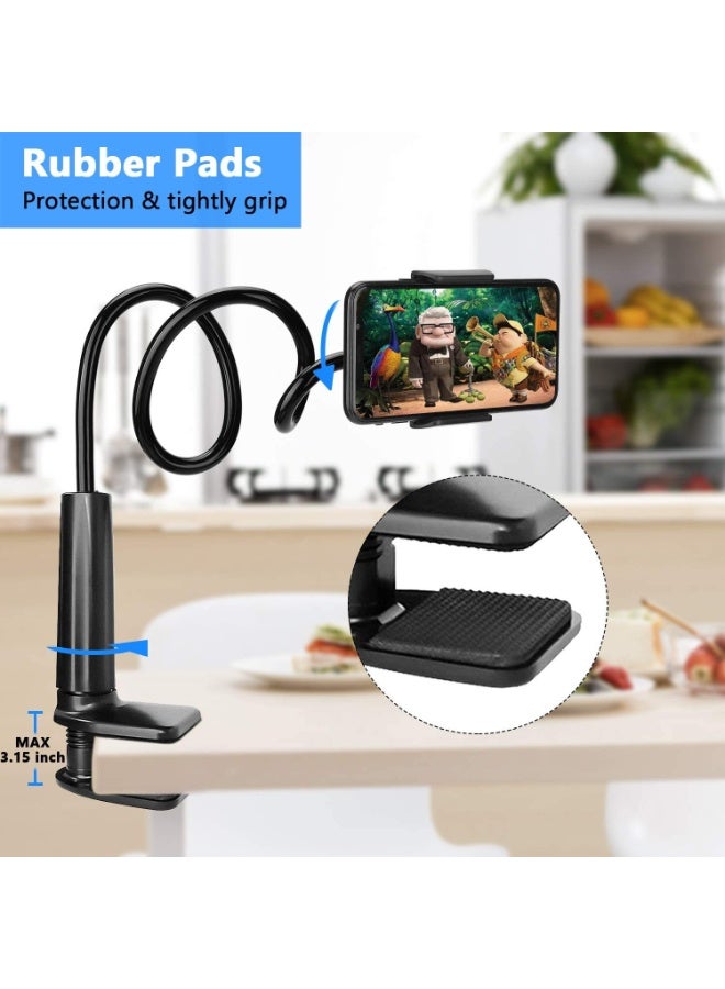 Xtore Universal Mobile Phone Holder & Tablet Tabletop Holder with 360° Rotation (Black, Pack of 1) - Image 4