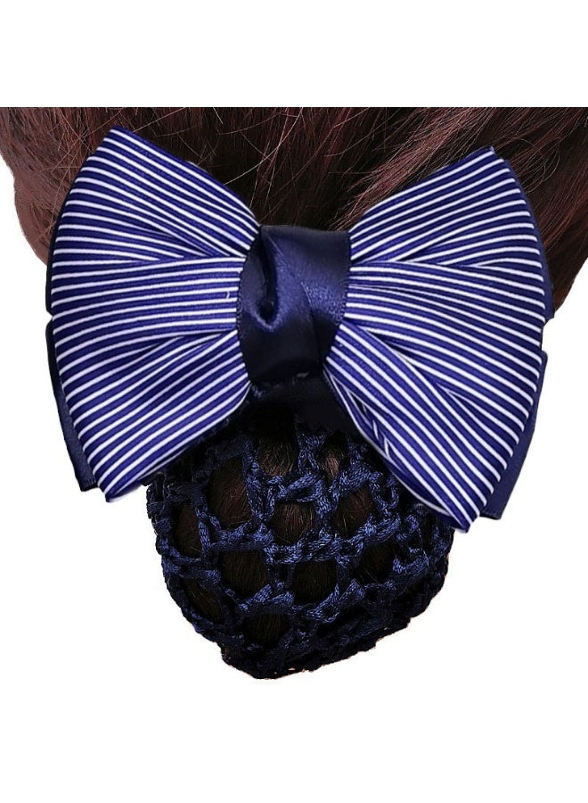 Bow Snood Bun Covers Crochet Net Hair Snoods for Women Girls - Image 2
