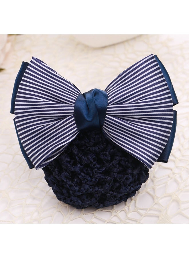 Bow Snood Bun Covers Crochet Net Hair Snoods for Women Girls - Image 3