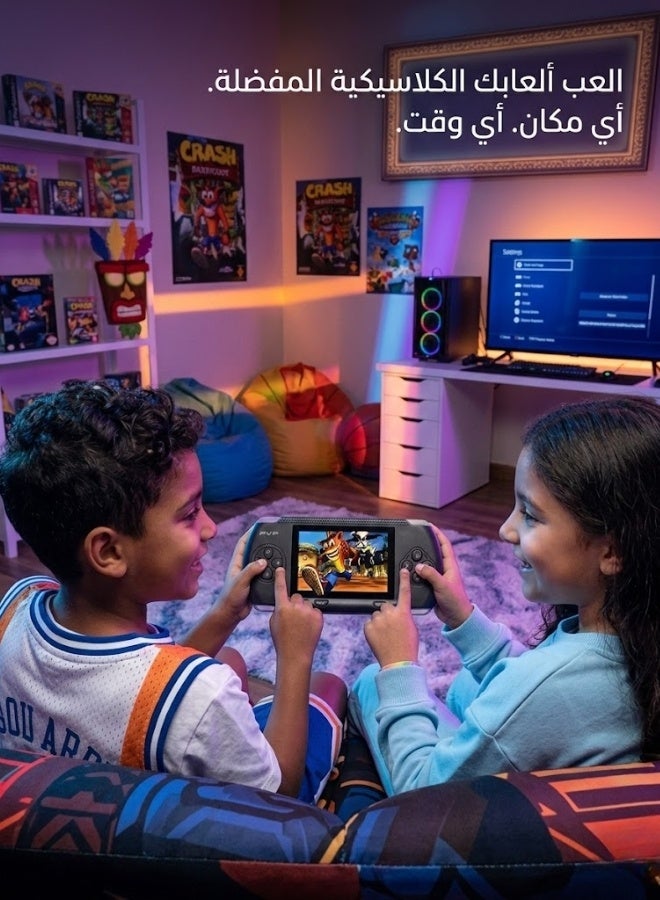 جهاز ألعاب محمول PVP Station Light 3000 بشاشة 2.8 بوصة، آلاف الألعاب الكلاسيكية، بطارية قابلة للشحن وإمكانية التوصيل بالتلفاز - Image 2