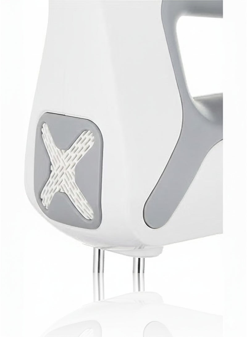 TORNADO Touch Hand Mixer - 5 Speeds with Turbo Function - 400W - Chopper Attachment - Model THM-400SS - White - Image 2