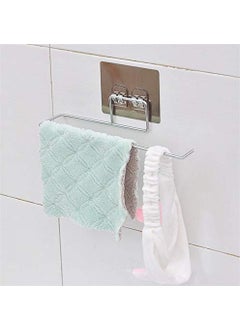 HOMAVA Homava Toilet Paper Holder Tissue roll Paper Towel Holder Stainless Steel Washable Stick Hook Rack Bathroom Storage Accessories Wall Mounted Pack of 1  - Image 3