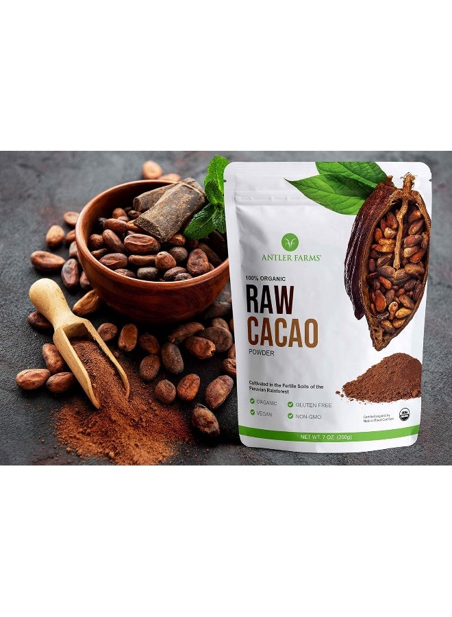 Antler Farms 100% Organic Raw Cacao Powder - Image 4