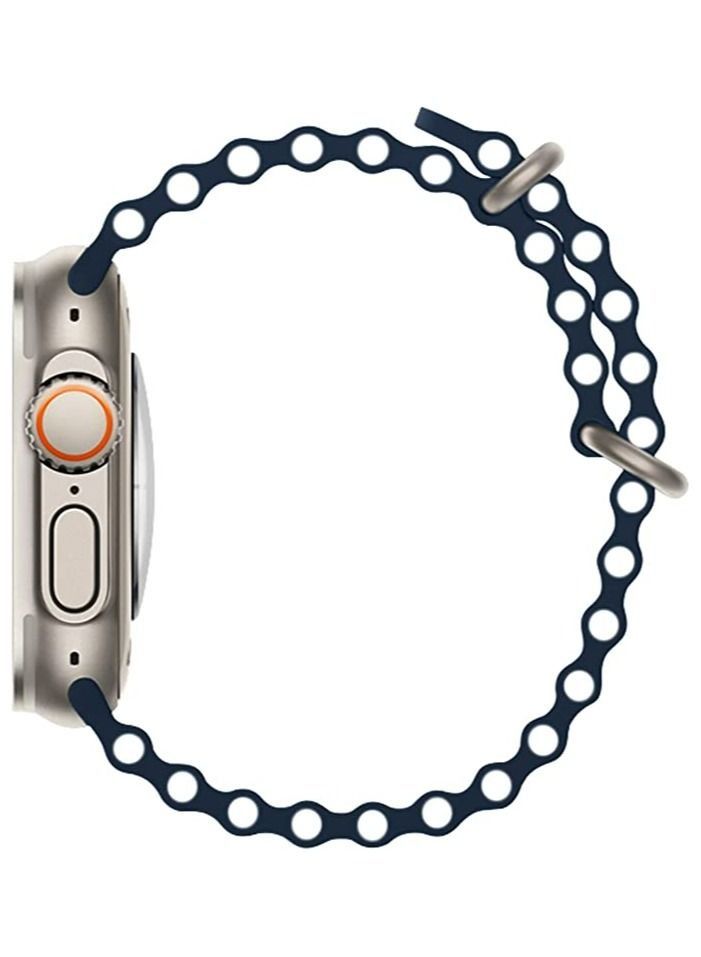 إيف حزام ساعة من السيليكون المحيط لساعة Apple Watch Ultra 41mm / 40mm / 38mm متوافق مع iWatch Series 8/7 / SE / 6/5/4/3/2/1 - Image 2