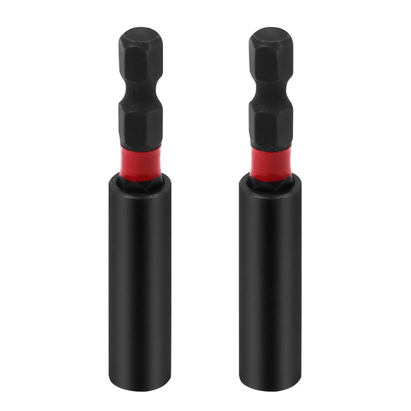 PAYA TOOLS Impact Duty Srewdriver Drill Driver Strong Magnetic Bit Holders 1/4 Inch Hex Shank with Storage Box(2-Pack) - Image 1