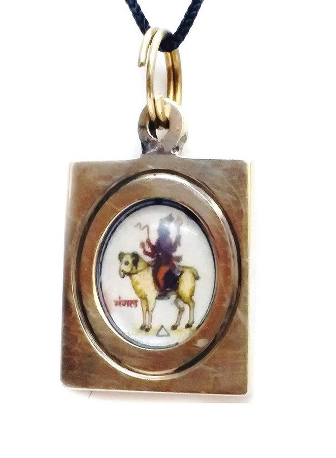 numeroastro Shri Mangal Yantra Pendant in Brass for Men & Women (Small) (3 Cms) (1 Pc) - Image 2