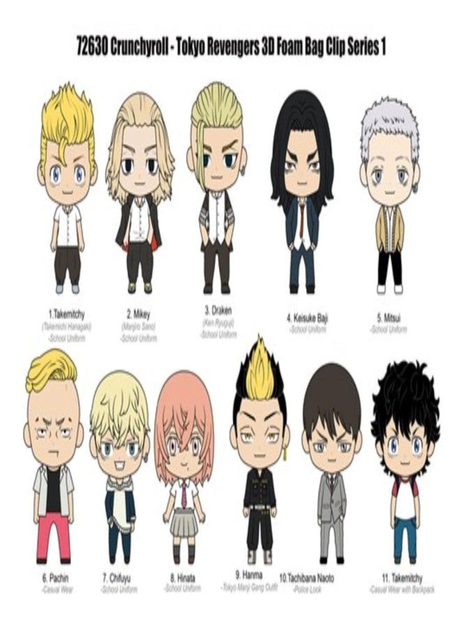 Monogram - Crunchyroll - Tokyo Revengers 3D Foam Bag Clip - Series 1 - Image 3