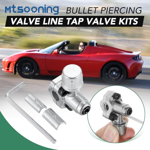 Mtsooning BPV-31 Bullet Piercing Valve Line Tap Valve Kits, Adjustable Valve for 1/4 Inch, 5/16 Inch, 3/8 Inch Outside Diameter Pipes, Replace for AP4502525, BPV31D, GPV14, GPV31, GPV38, GPV56, MPV31,Pack of 1 - Image 5