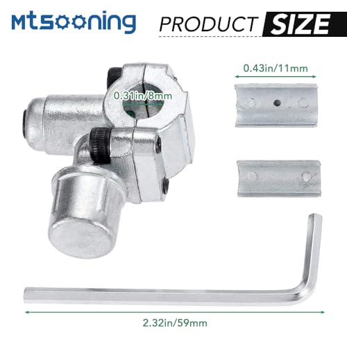 Mtsooning BPV-31 Bullet Piercing Valve Line Tap Valve Kits, Adjustable Valve for 1/4 Inch, 5/16 Inch, 3/8 Inch Outside Diameter Pipes, Replace for AP4502525, BPV31D, GPV14, GPV31, GPV38, GPV56, MPV31,Pack of 1 - Image 3