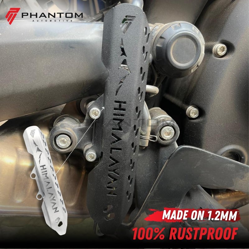 PHANTOM حماية أسطوانة الماستر الخلفية Phantom طويلة لدراجة Royal Enfield Himalayan 450 | غطاء خزان | متين ومقاوم للتآكل | تركيب سهل (SS) - Image 2