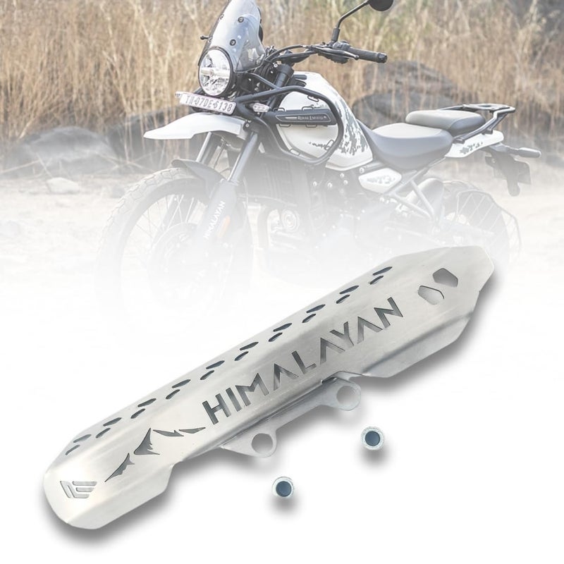 PHANTOM حماية أسطوانة الماستر الخلفية Phantom طويلة لدراجة Royal Enfield Himalayan 450 | غطاء خزان | متين ومقاوم للتآكل | تركيب سهل (SS) - Image 1