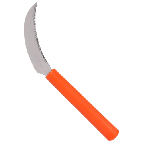 Zenport K206P Stainless Steel Sickle, A+ Grade, Plastic Handle, 4.3-Inch Blade , Orange - Image 2