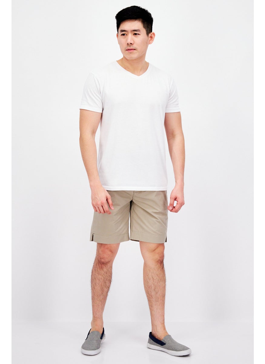 Men Solid Basic Shorts, Beige - pzsku/Z884279B9C0383394D0BAZ/45/_/1737642260/340ebc3a-8e8e-4848-8c8c-749ba4a59cb7