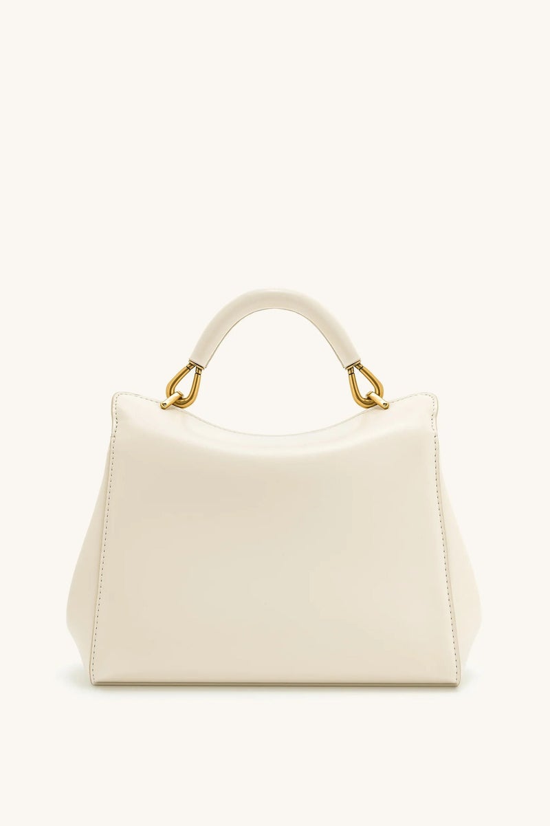 جي دبليو بي JW PEI Peekaboo رمزية الجلد الأبيض العلوي مقبض حقيبة - التوقيع الذهب الأجهزة، الهيكلة الصورة، الداخلية الواسعة، حقيبة المصمم الفاخرة للتصميم الرسمي واليومي - Image 3