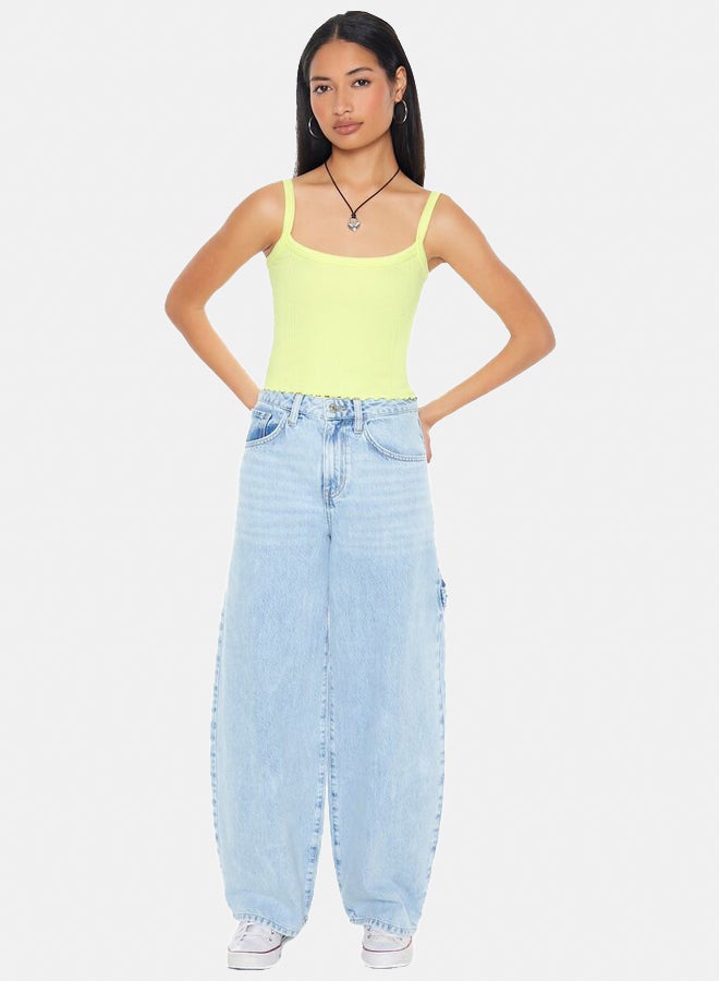 FOREVER 21 Knit Top Cami Spaghetti Strap  - Image 2