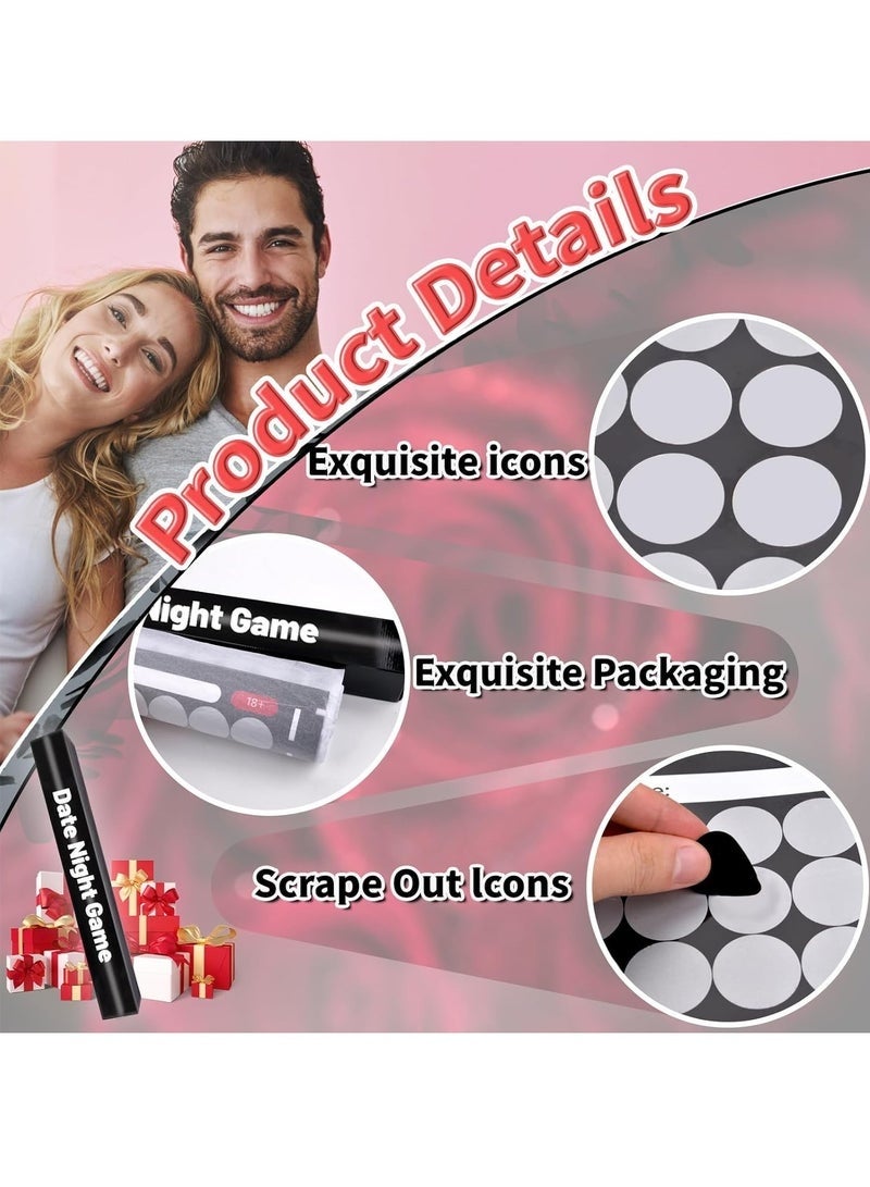 Angola Panda Scratch Off Poster with 104 Positions 20 Questions and 30 Hot Extra Tasks for Couples 169 Love Tasks Date Night Ideas Conversations - Image 3