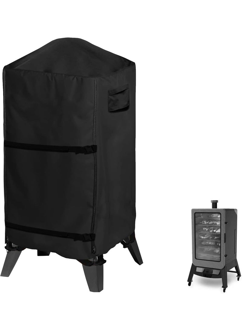 WOMACO WOMACO Smoker Cover for Pit Boss 457 Pro  Series PBV4PS1 PBV5PW1 PBV4PS2 Heavy Duty Waterproof Vertical Pellet BBQ Smoker Grill Cover 265 W x 265 D x 48 H Black  - Image 1