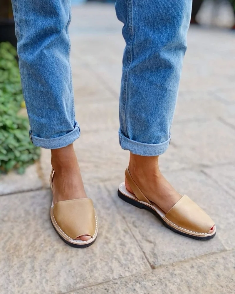 SHOEQ Caramel Classic Avarca for Women | Best Price UAE