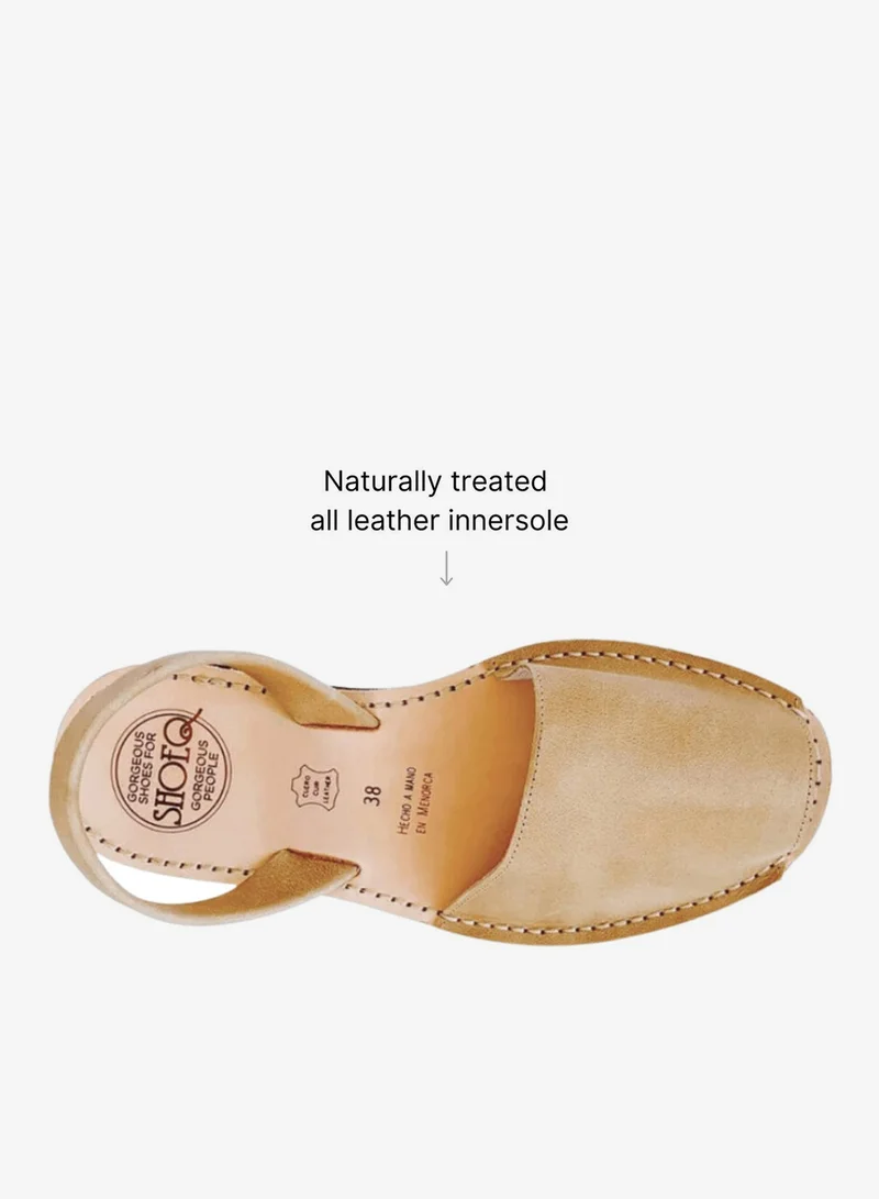 SHOEQ Caramel Classic Avarca for Women | Best Price UAE