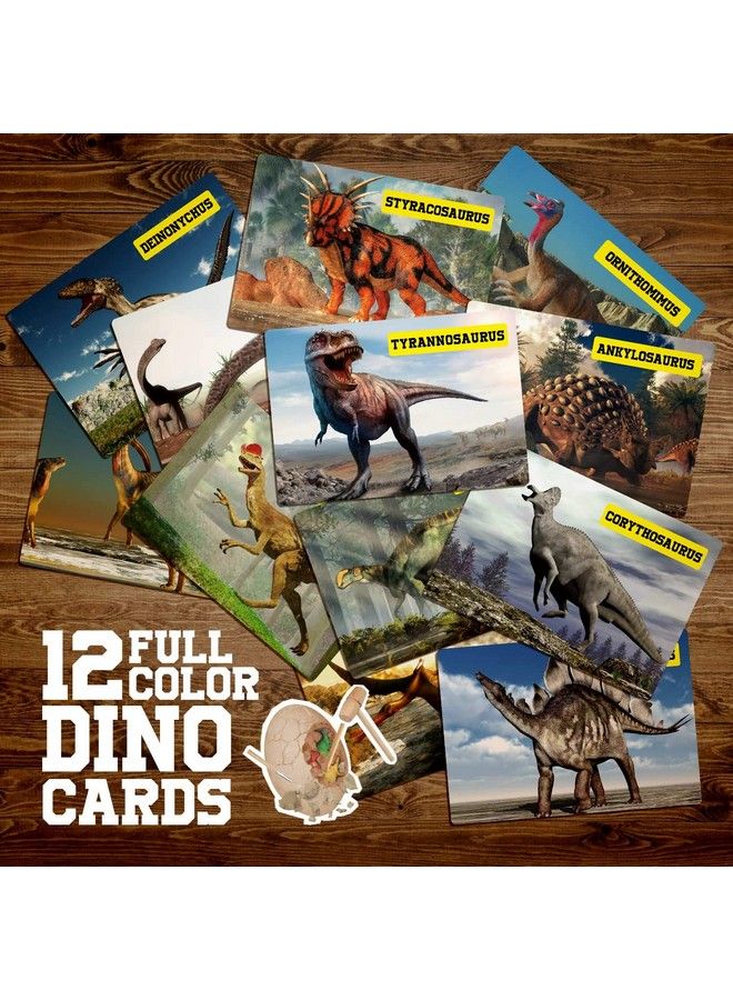 XX Toys Dino Egg Dig Kit Dinosaur Eggs Jumbo Dino Egg With 12 Different Dinosaur Toys Educational Science Toys For Kids 5 7 Great Gifts For 5 Year Old Boy - Image 4