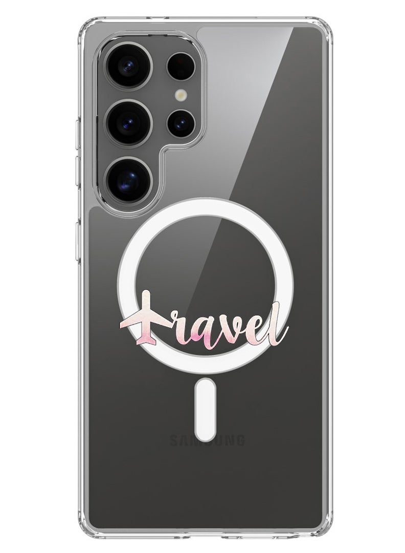 Theodor Magnetic Case for Samsung Galaxy S25 Ultra 6.9-inch Compatible with MagSafe Wireless Charging, Shockproof Phone Bumper Cover Travel - Image 1