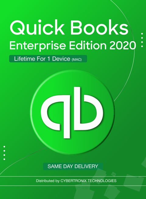 QuickBooks Enterprise Edition 2020 – Lifetime for 1 Device (MAC) | SAME DAY DELIVERY