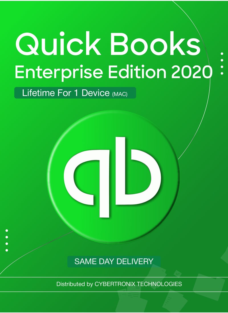 Intuit QuickBooks - QuickBooks Enterprise Edition 2020 – Lifetime for 1 Device (MAC) | SAME DAY DELIVERY - Image 1