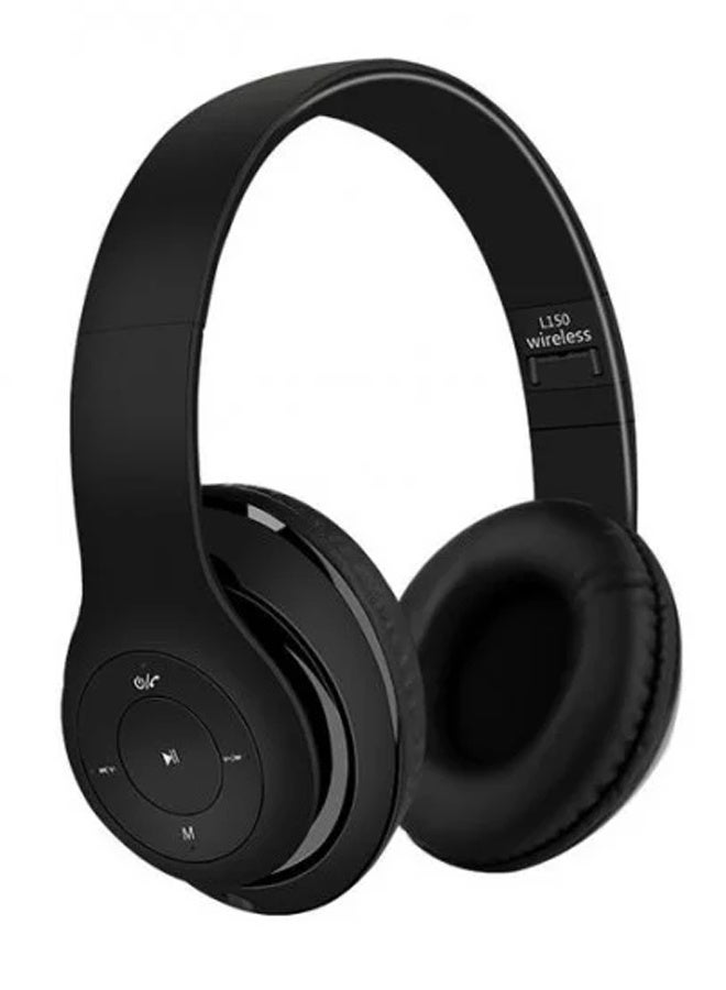 L150 Wireless Bluetooth Headset – Microphone – FM Radio – Memory Card Slot – Foldable Compatible with mobile and computer - Image 2