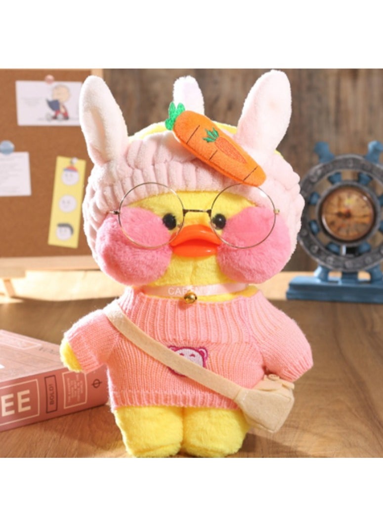 Cutie Cute Kawaii Plush Soft Duck Doll Korean Netred Supports Hyaluronic Acid Small Duck Doll Children's Toy For Birthday Gift 30cm  - Image 1