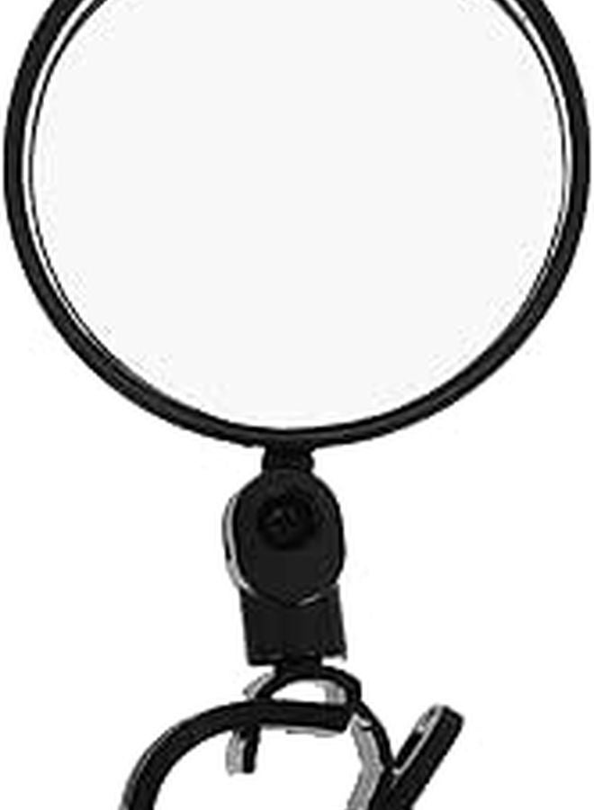 8cm Convex Bike Rearview Mirror Handlebar Mount for Electric Mountain Bikes Safety Cycling - Image 1