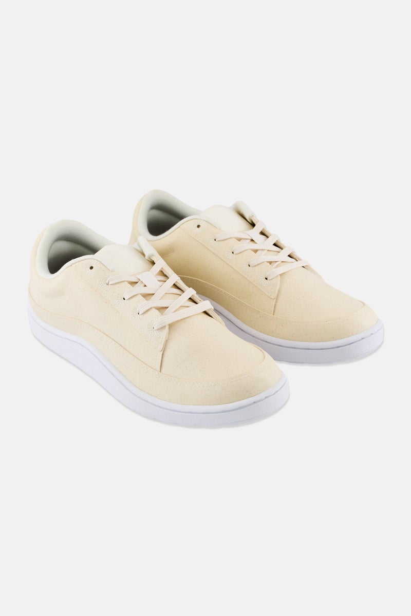 Allbirds Women Wide Lace Up Casual Shoes, Beige - Image 1