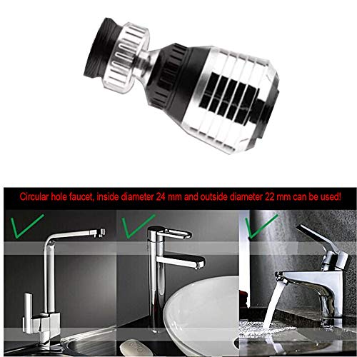 WINBOB 360 Rotate Swivel Water Saving Tap Aerator Diffuser Faucet Nozzle Filter Adapter - Image 2