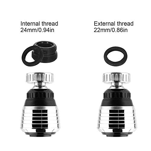 WINBOB 360 Rotate Swivel Water Saving Tap Aerator Diffuser Faucet Nozzle Filter Adapter - Image 3
