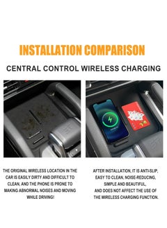 Oasisgalore Jetour T2 2023-2024 Console Wireless Charging Mat with Anti-Slip Silicone Protector，Interior Accessory  - Image 2