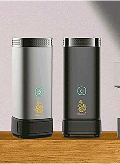 Bukhoon Upgraded Electronic Car Incense Burner with Oud Box Storage and Lock Safety Function – X021, 19.6 x 9.6 x 8.4 cm  - Image 4