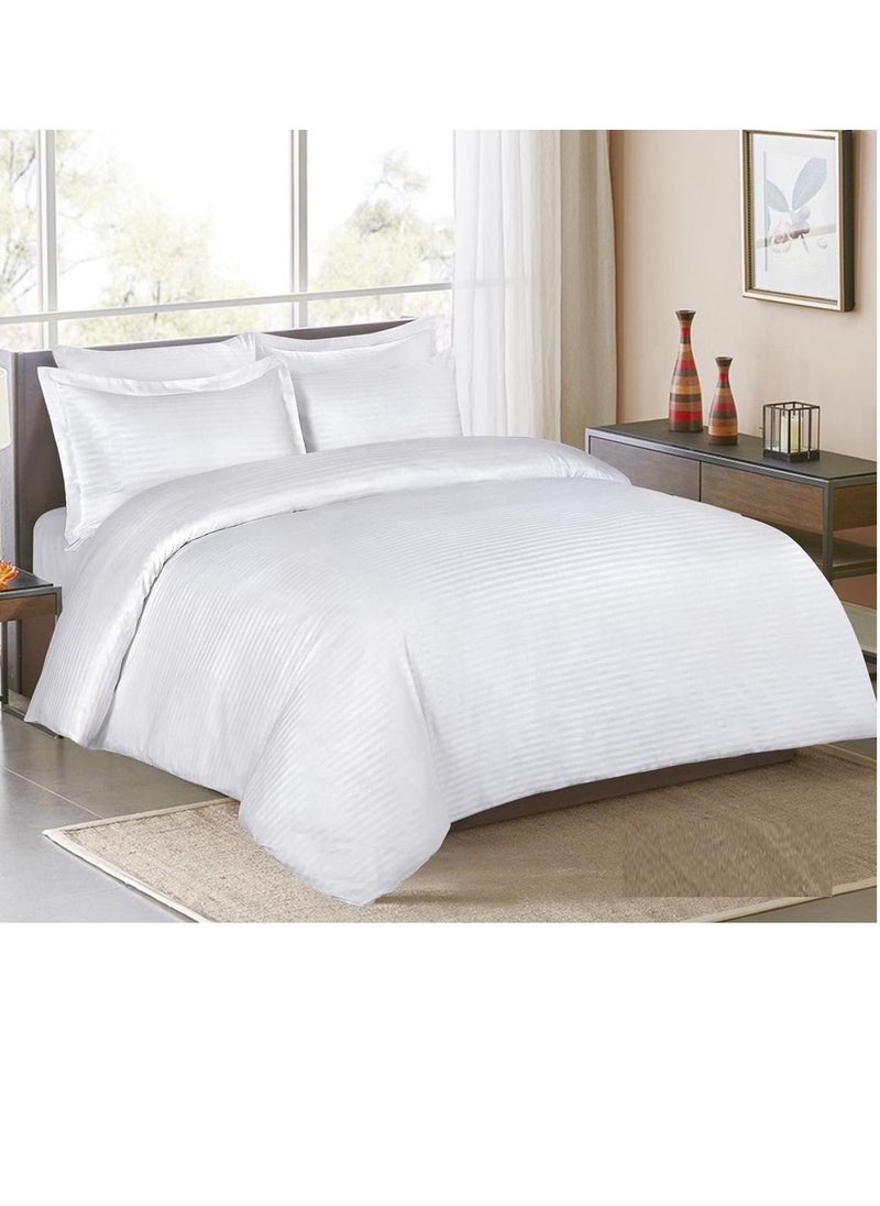 Hours - Bed sheet set with elasticated edges from hours collection, of 4 pieces, king size,HOTEL-S006 - Image 1