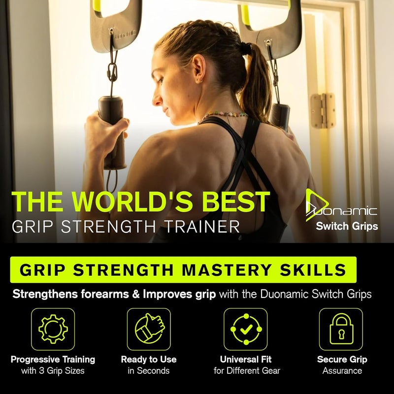 Duonamic Eleviia: Portable Doorway Pull-Up Bar – Lightweight, Travel-Ready, 250 lb Capacity - Image 2