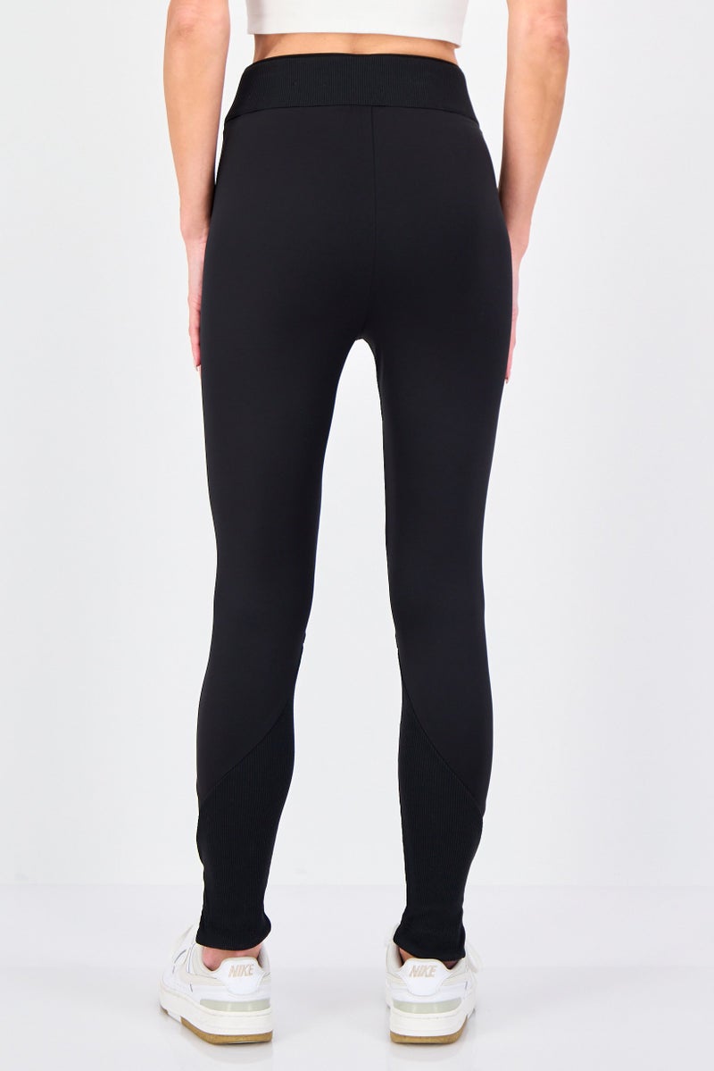 Adidas Women Sportswear Fit Brand Logo Training Leggings, Black - Image 3